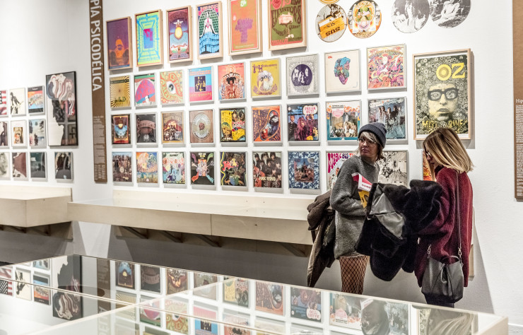 L’un des trois temps forts de l’édition 2018, « Vinilygráfica », rassemblait des pochettes de disques au graphisme remarquable réalisées par Andy Warhol ou Alex Steinweiss…