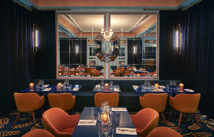 Avec le restaurant Froufrou, Alexis Mabille signe son premier écrin en tant que décorateur.