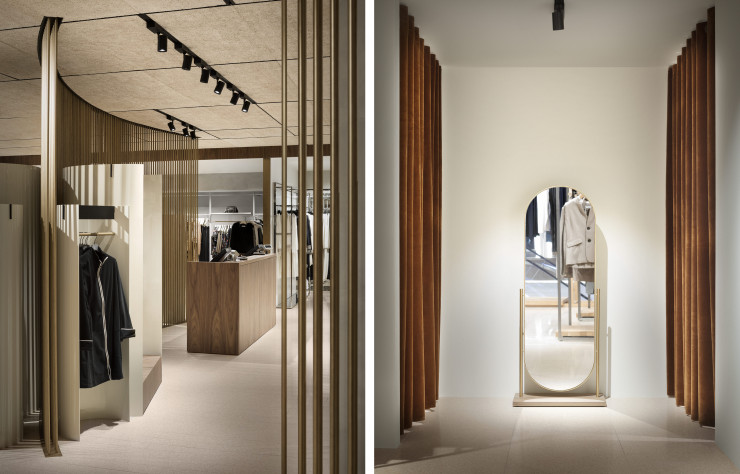 La boutique de prêt-à-porter féminin Rinascente, à Turin.