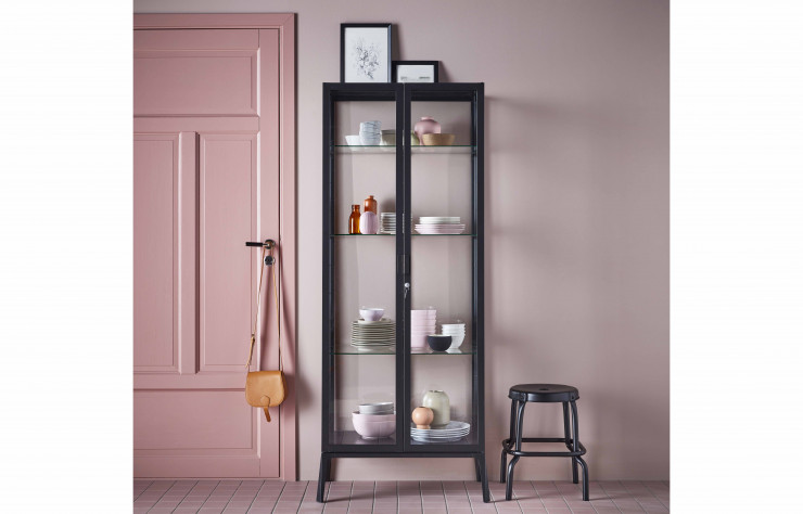 Vitrine Milsbo (IKEA).