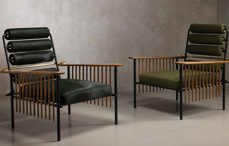 Le fauteuil Maurice réalisé pour Nilufar.