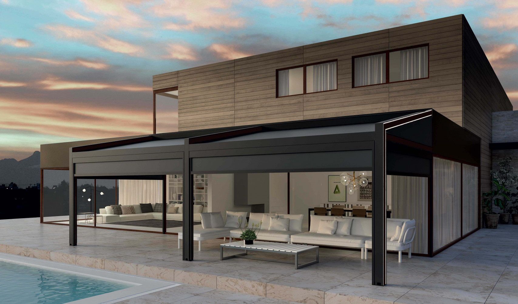 4. Pergola Gennius Vega, KE Outdoor Design La lumière, un complément d’ameublement. Caractérisé par des inserts innovants,...