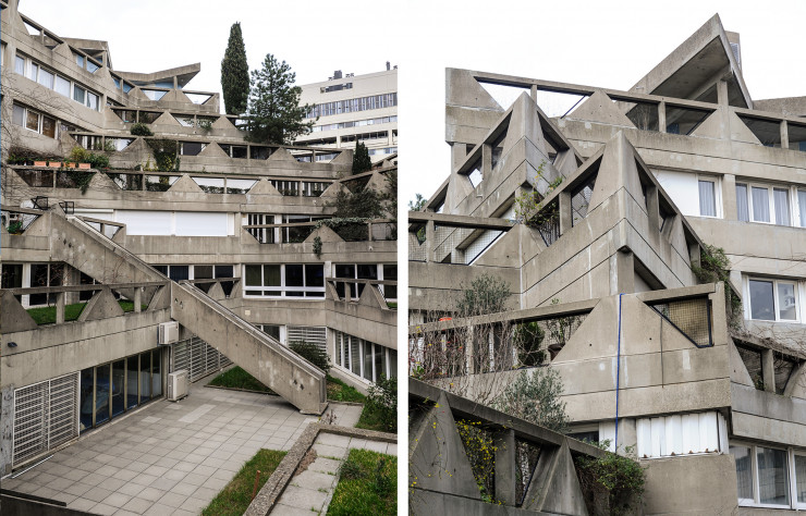 L’architecte Jean Renaudie s’intéressait beaucoup aux vieux villages du Midi, dont les plans en cercles concentriques ne sont pas sans rappeler ceux des Étoiles.