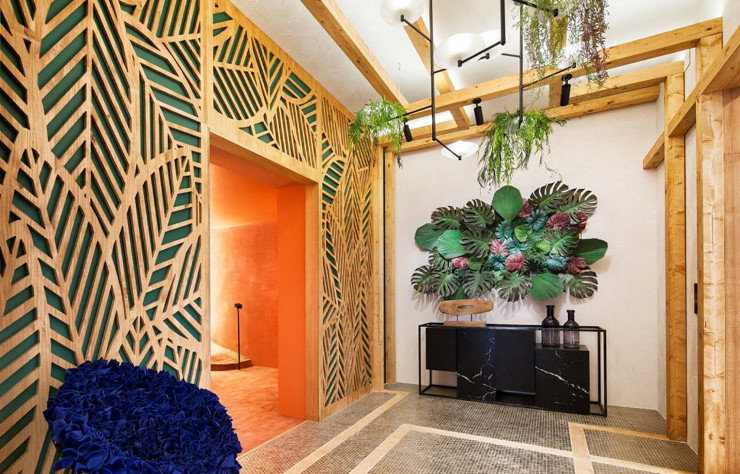Hall « Bijoux de la nature » par Juan Carlos Remedio et Desirée Meneses.