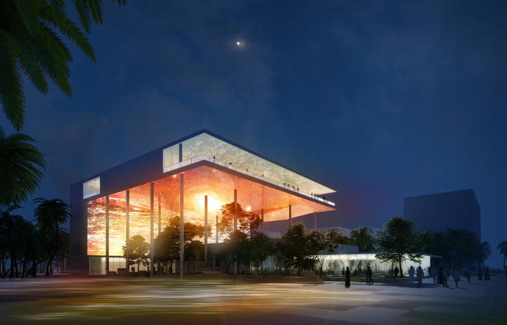 Le futur pavillon français de l’Expo 2020.