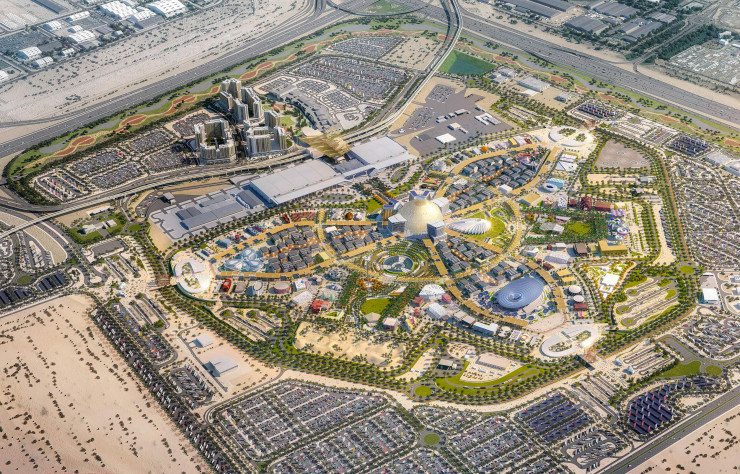 Le futur site de l’Exposition Universelle 2020.