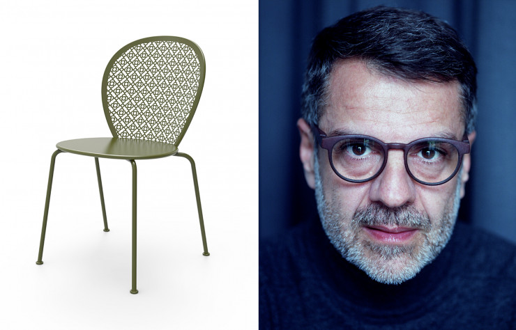 Chaise « Lorette », issue de la dernière collection Fermob conçue par Frédéric Sofia.