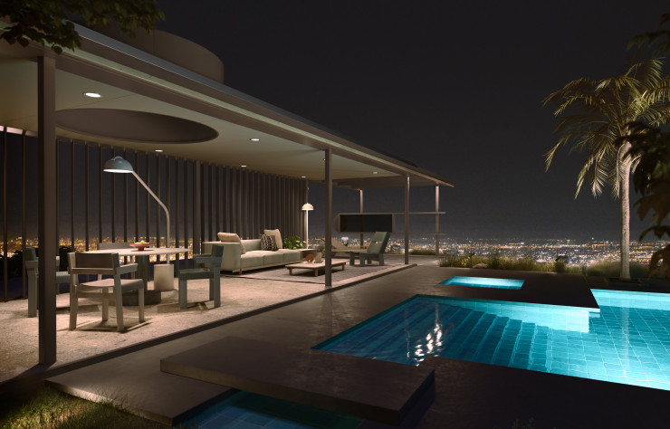 La VDL peut entièrement s’ouvrir sur l’extérieur…