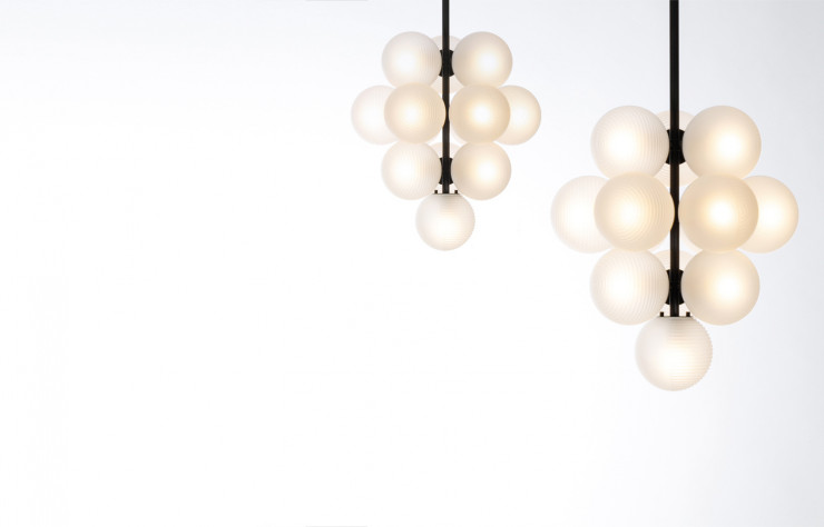 Lampe Stellar Grape de Sebastian Herkner (Pulpo, 2019).