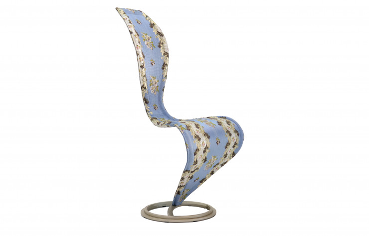 Chaise S-Chair Brocade de Tom Dixon (2019, Cappellini).