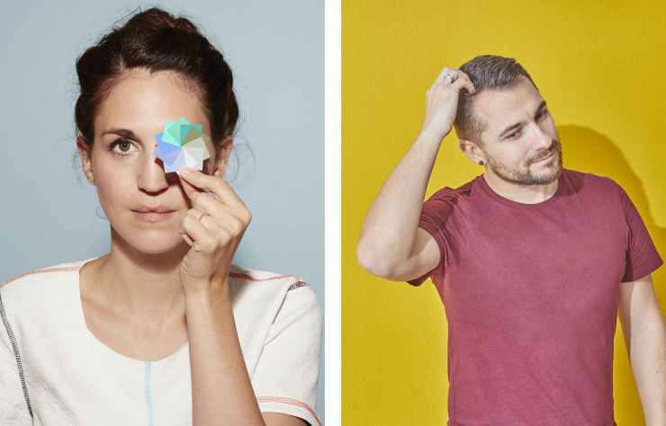 Tous deux designers, Maud Vantours et Pierre-Henri Devineau ont décidé d’allier leurs passions pour la couleur et les matériaux.