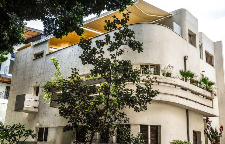 Maison Soskin (1933), 12, rue Lilienblum. Architecte : Ze’ev Rechter.
