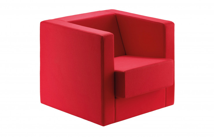 Fauteuil carré D1 Bauhaus de Peter Keler (1925).