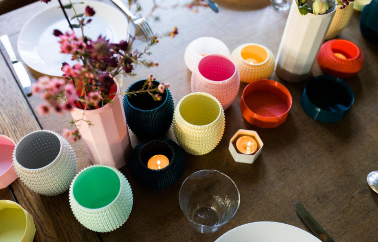 Pots divers créés par Bold Design et UAU pour Batch.works.