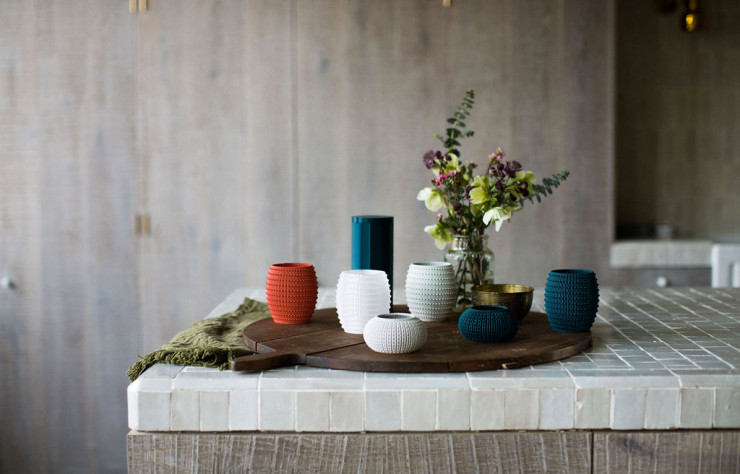 Pots divers créés par Bold Design et UAU pour Batch.works.