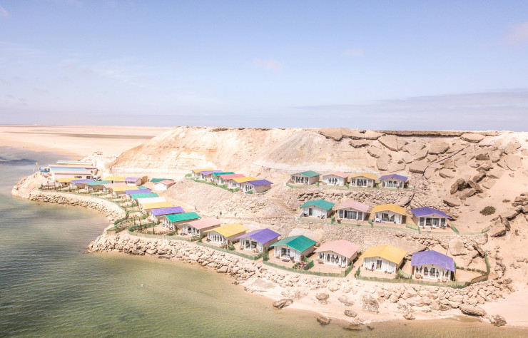 Le resort vu de drone…