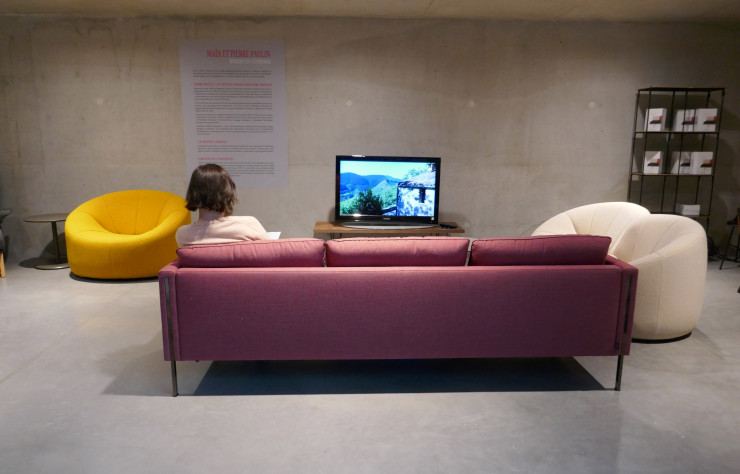 Salon d’accueil Ligne Roset.