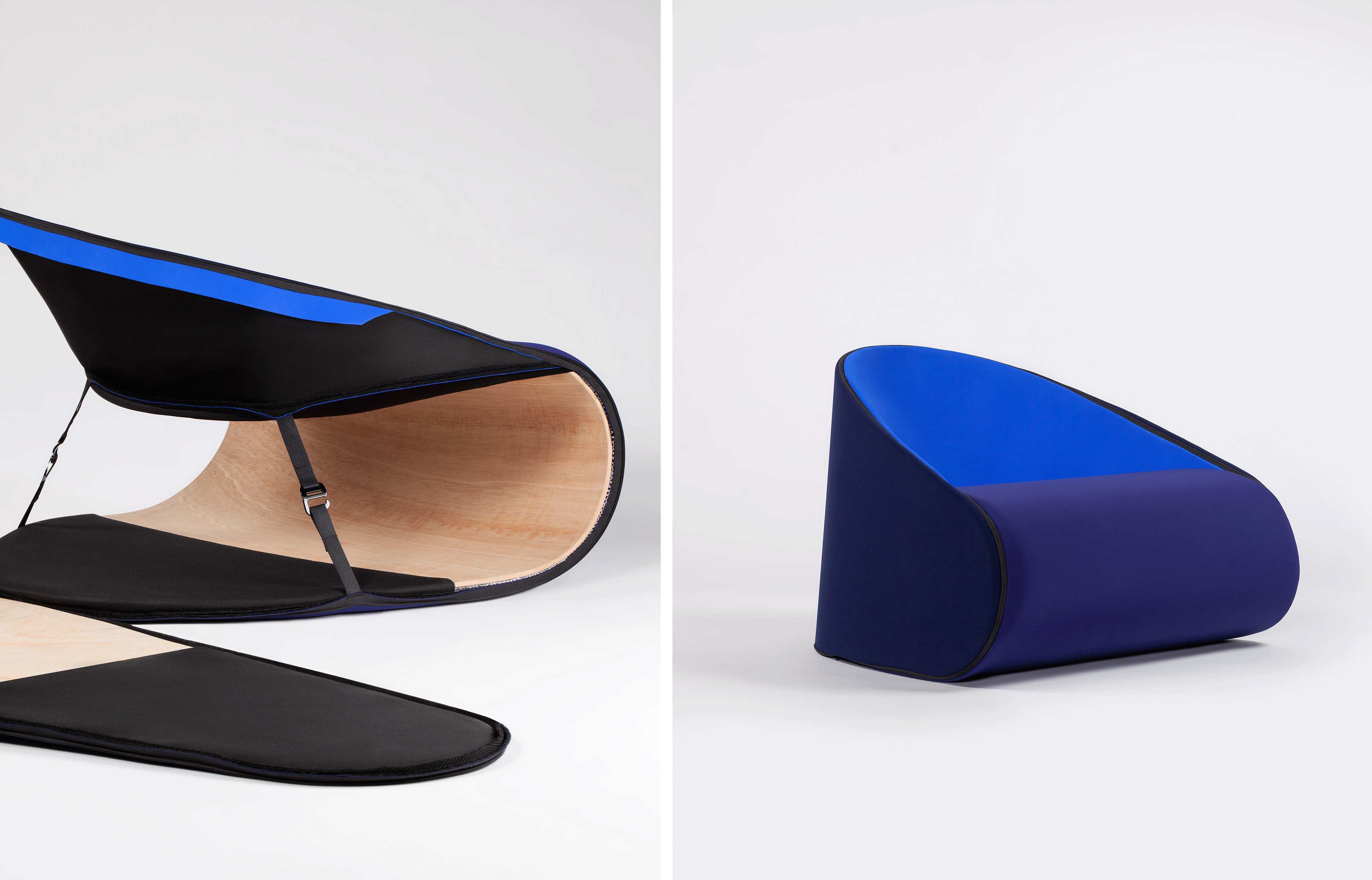 Fauteuil de la collection « Tense » de Panter&Turron (2019).