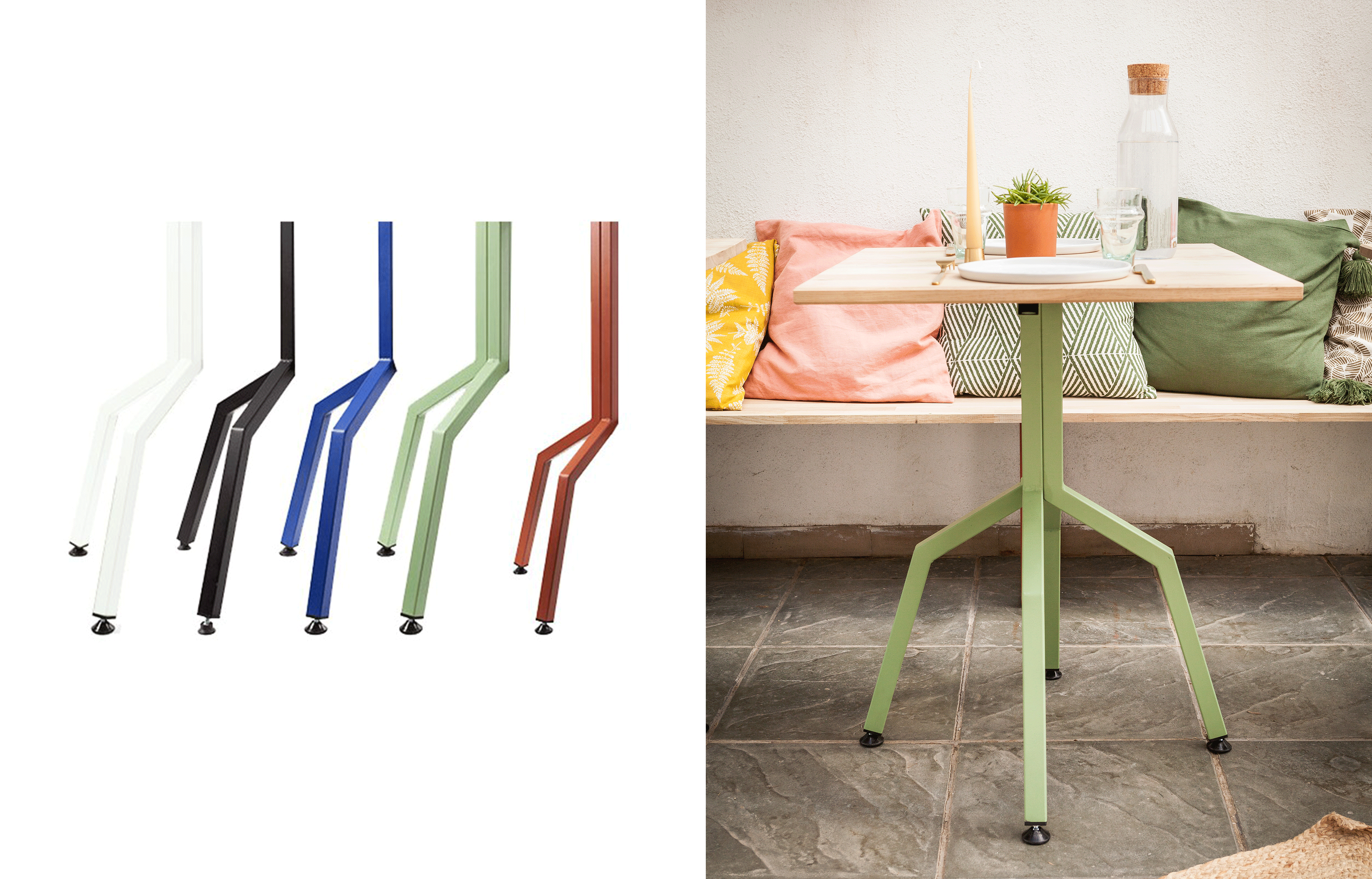 Issu de la collection été 2019, le pied Tulipe.
