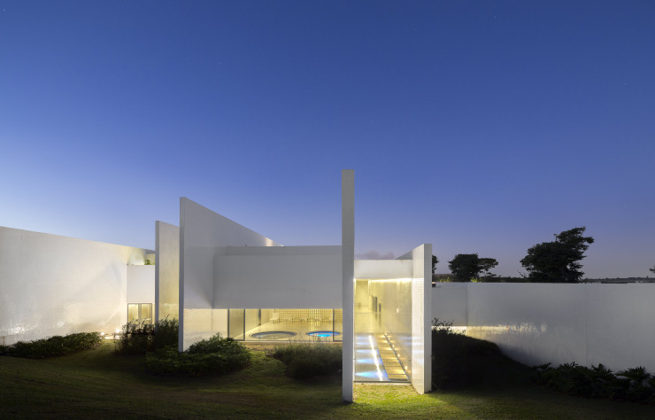Spa du complexe résidentiel et hôtelier Fazenda Boa Vista (Porto Feliz, Brésil, 2012).