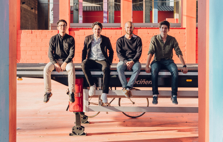 Alexis, Eric, Fabien et Nils ont créé Pimp your waste à l’école d’architecture de Paris-Malaquais.