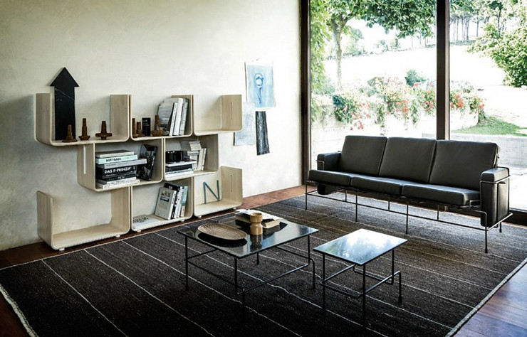 Bibliothèque « Elysée », design Pierre Paulin.