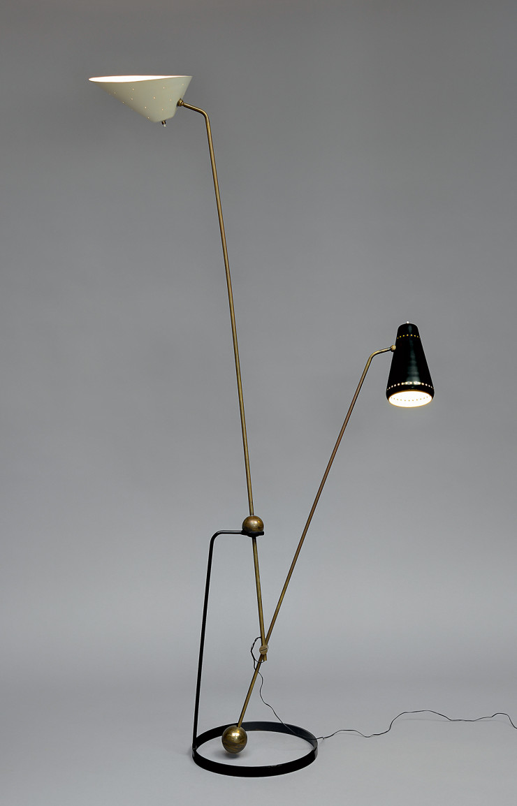 Lampadaire « G23 » à double balancier (1951).