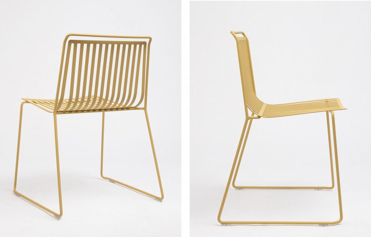 Chaise « Alo », déclinée en version outdoor, design Gabriel Teixidó.