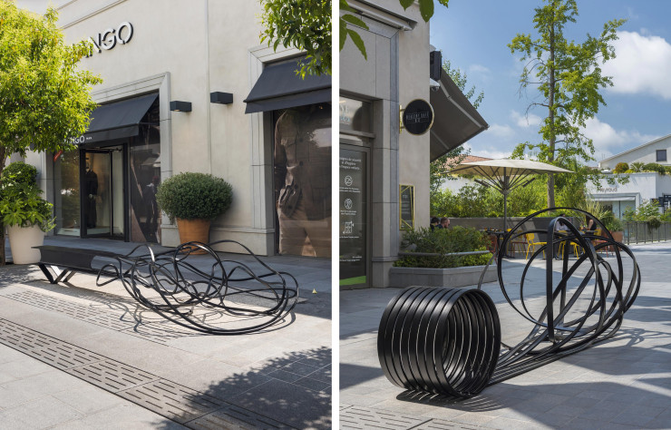 Pablo Reinoso, « Love Beam » et « Rolling Sculpture ».