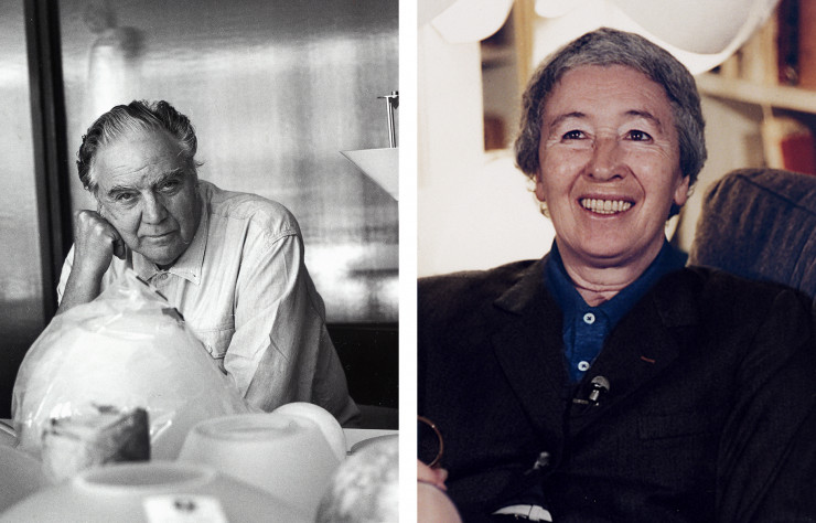 Elio Martinelli (1921-2004) et Gae Aulenti (1927-2012).