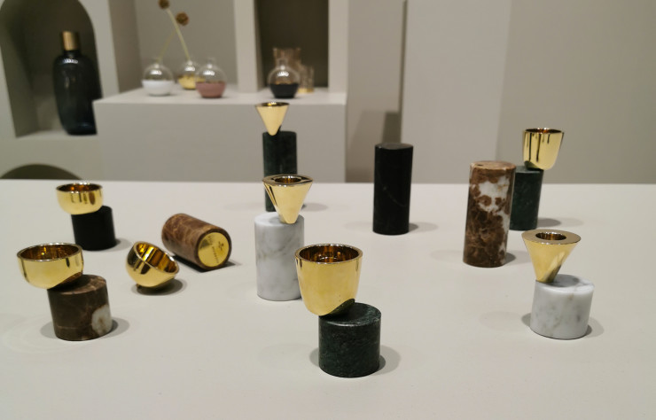 Bougeoirs signés Luca Nichetto pour l’éditeur suédois Skultuna.