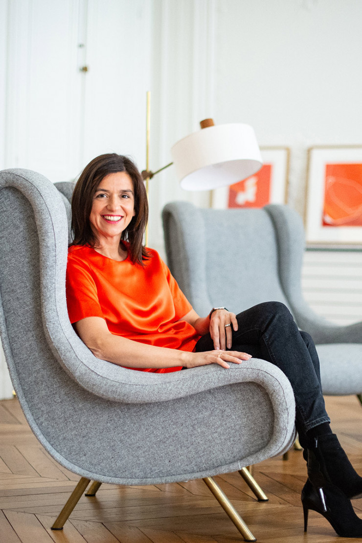 Ana Moussinet, l’architecte responsable de la conception de l’aménagement intérieur de ce nouveau complexe de salles.