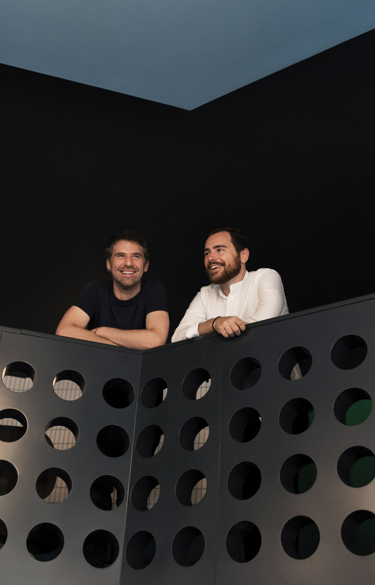 Jérémy Frenot à gauche, Julian Spagnolo à droite, co-fondateurs de UN Studio.