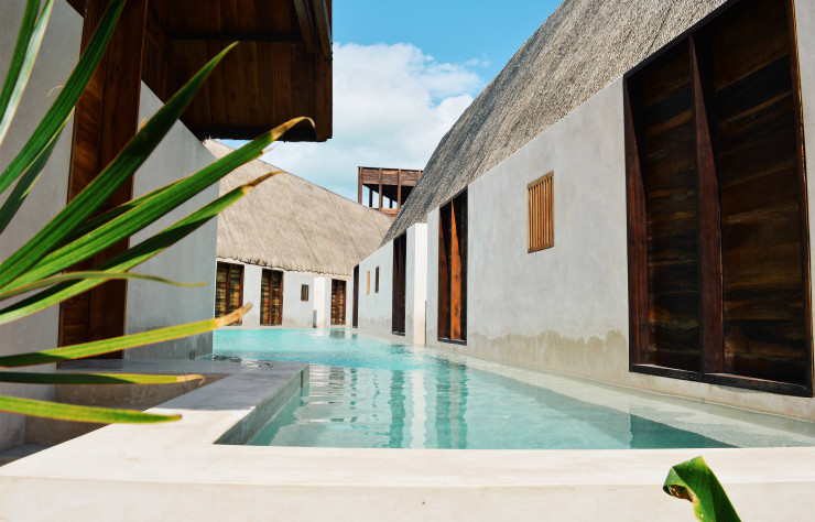Au Punta Caliza, l’eau vous entoure…