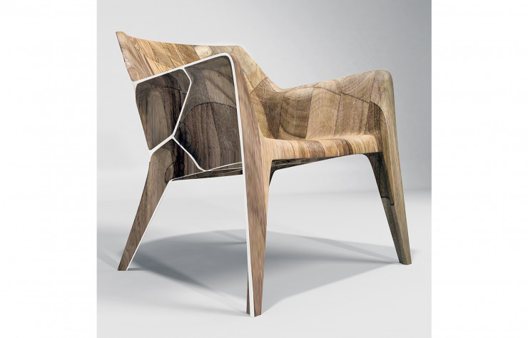 Fauteuil du studio Bits to Atoms.