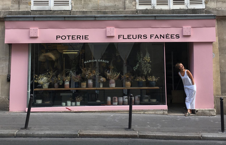 Marion Graux, aussi sympathique que la devanture de sa boutique.