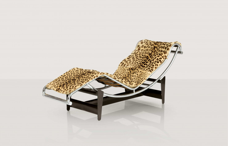 La chaise longue B 306 signée Le Corbusier, Perriand et Jeanneret ne pouvait laisser indifférent un maharadjah flamboyant.