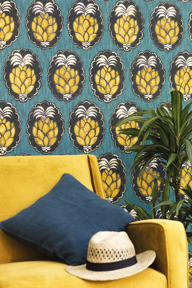 Le modèle Piña, collection « Cuba » (Casadeco) nous plonge dans les très chaudes heures de l’île caribéenne, avec...