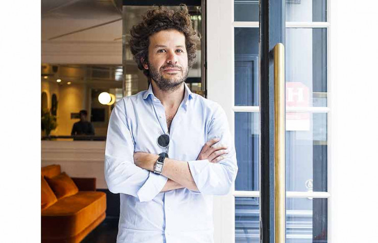 Adrien Gloaguen, serial entrepreneur du quartier.
