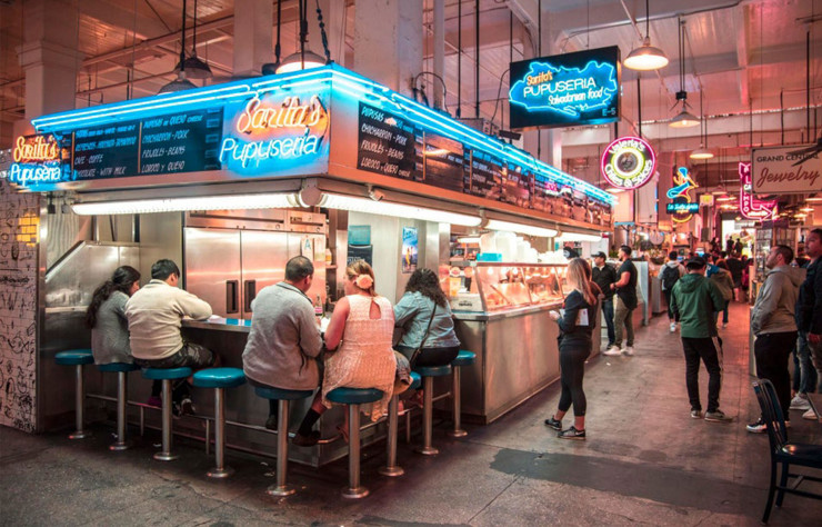 Le Grand Central Market est une institution culinaire du Downtown Los Angeles.