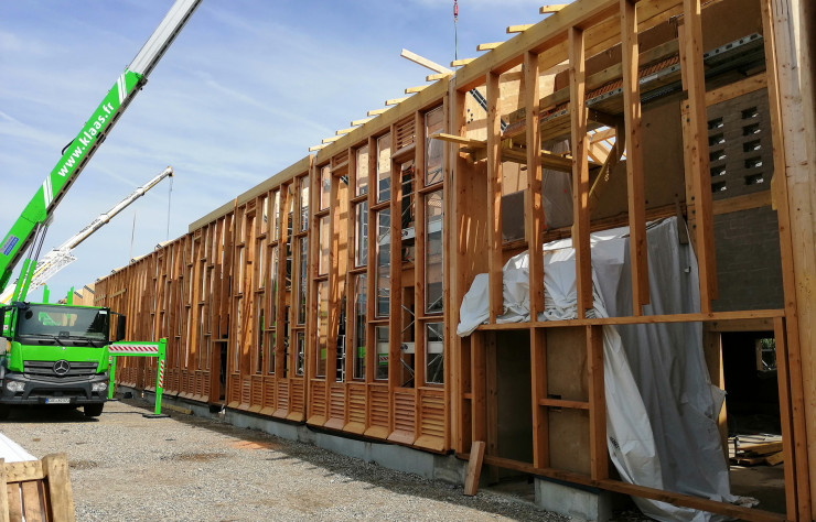 Chantier du bâtiment Résilience.