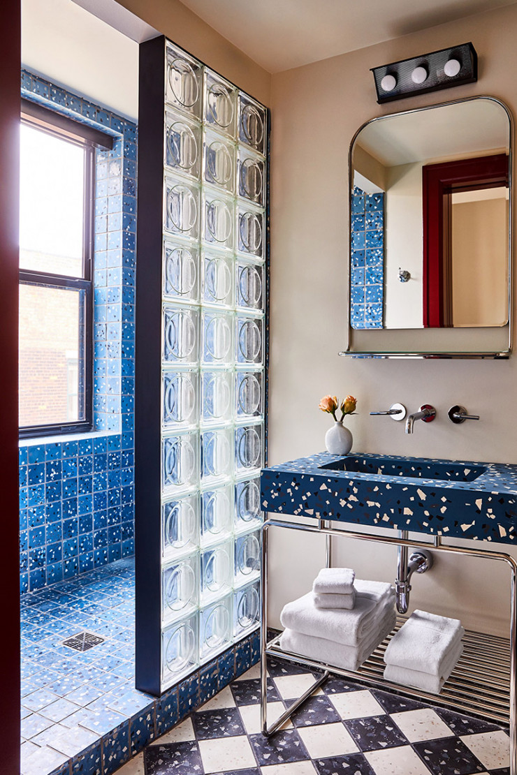 Ambiance délicatement vintage au Siren Hotel de Détroit.