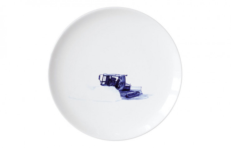 Assiette Première Etoile (Faïencerie Georges).