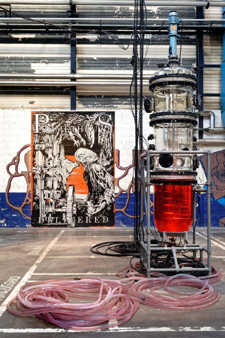 « Prometheus Delivered » (détail) de Thomas Feuerstein (2017).
