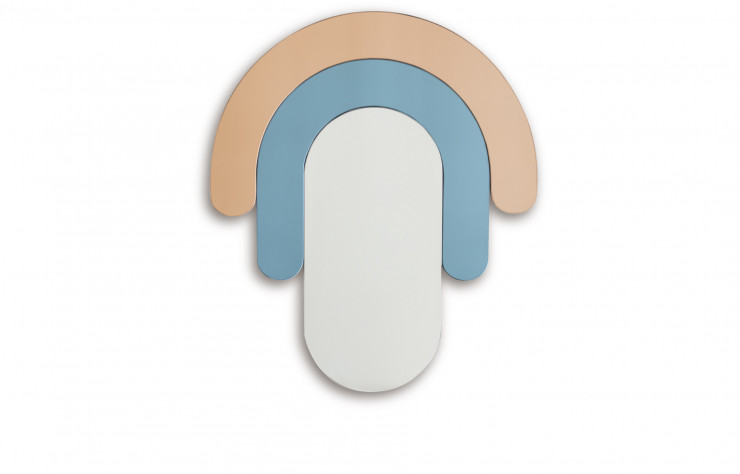 Miroir « Garibabou » de la designer Margaux Keller (Margaux Keller Editions).