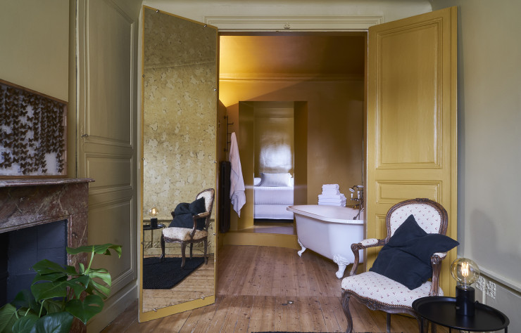 Chez PieuX, l’ambiance maison de famille est idéale pour une détox. En témoigne cet aperçu de la chambre Couchette.