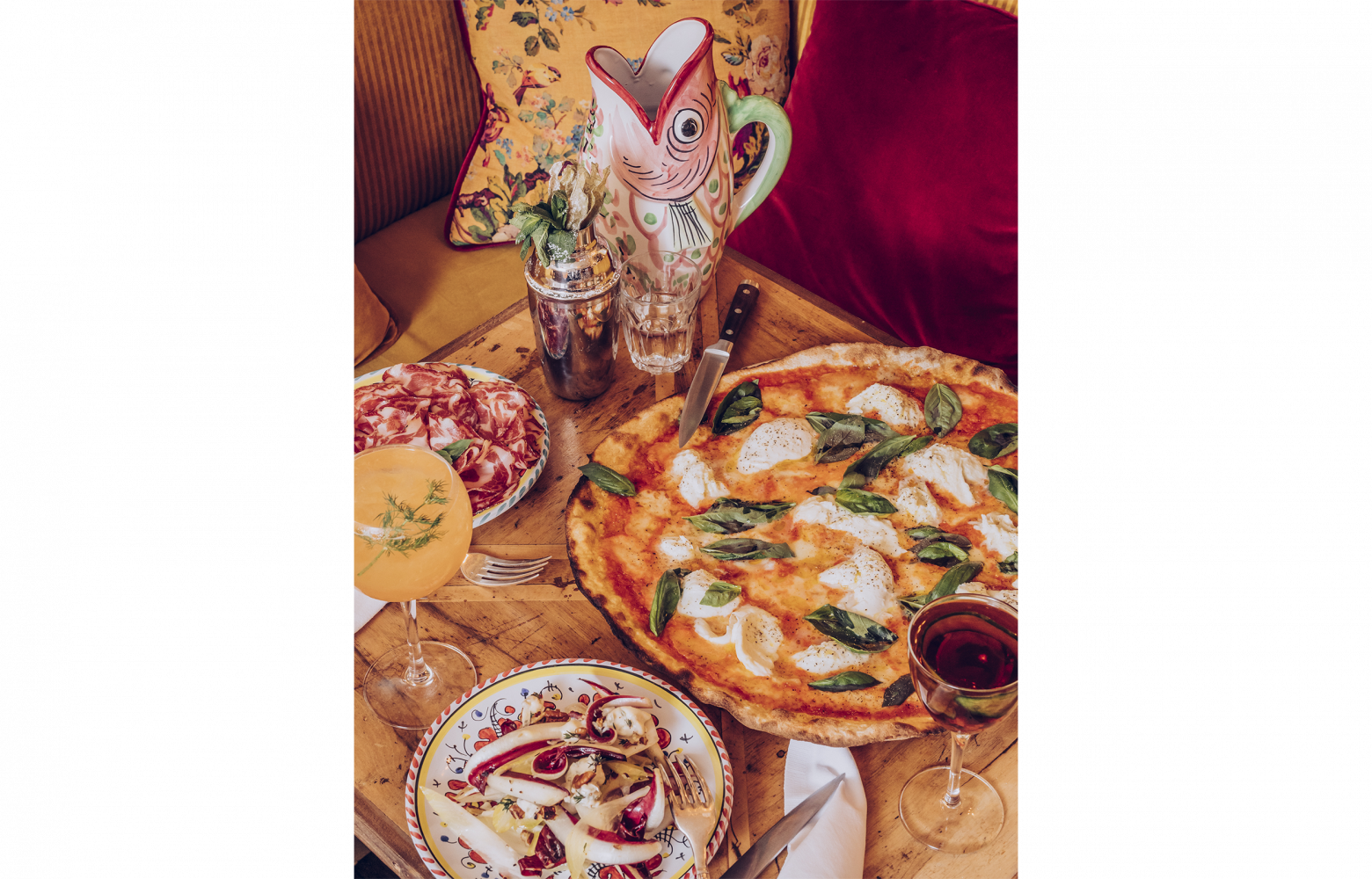 L'assiette du Libertino se fait aussi extravagante que la salle.