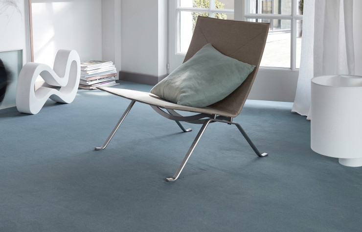 La moquette « Modena » en velours ras, chez Saint Maclou, est proposée en 64 coloris. De quoi satisfaire toutes les envies.