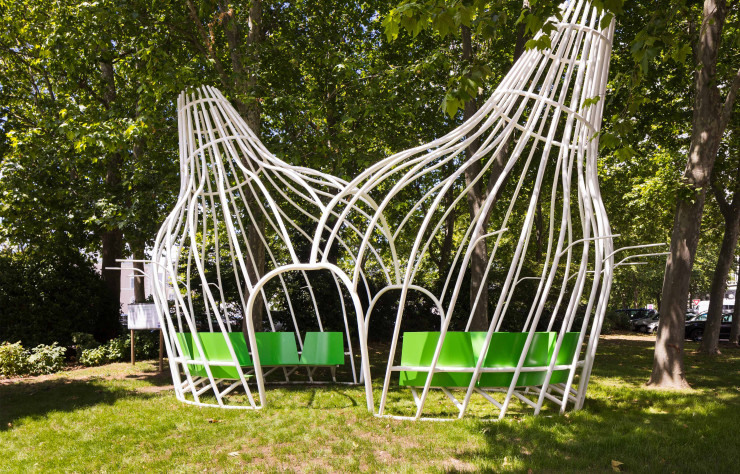 Kiosque Le Fenouil, installé au cœur du CHU d’Angers.