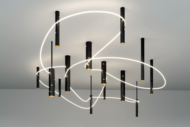 Composition « Interweave » de la designer Pallavi Dean pour Artemide.